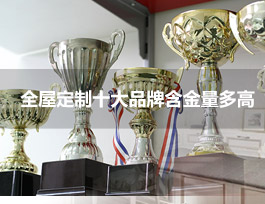  全屋定制家具十大品牌的含金量多高？