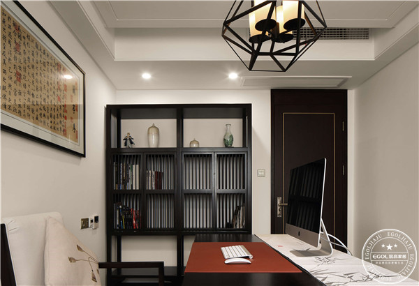 定制書(shū)房效果圖