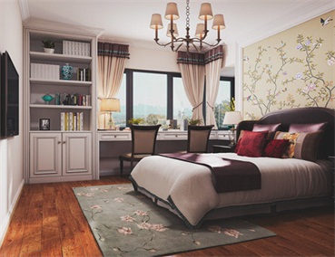 如何打造樸實(shí)自然的美式風(fēng)格臥室呢？