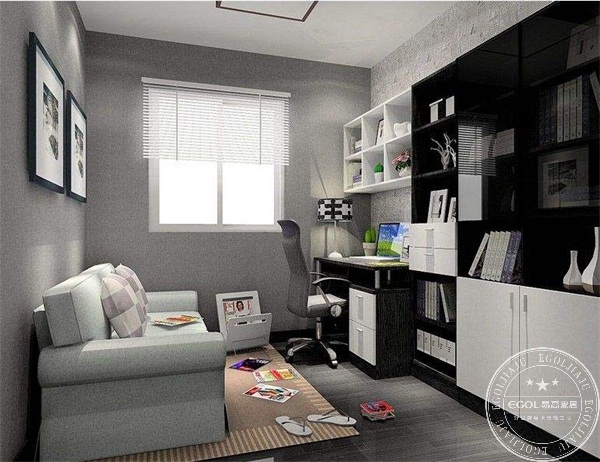 書(shū)房定制家具效果圖