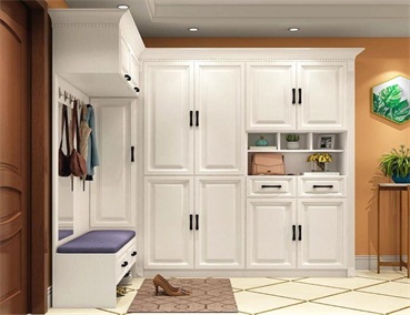 定制鞋柜怎樣設(shè)計才實用？如何收納更多鞋子？