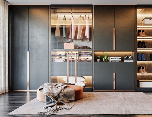  定制衣柜柜門應(yīng)該選無拉手的嗎？